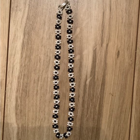 New vintage retro Flower power beaded choker necklace - Picture 3 of 5